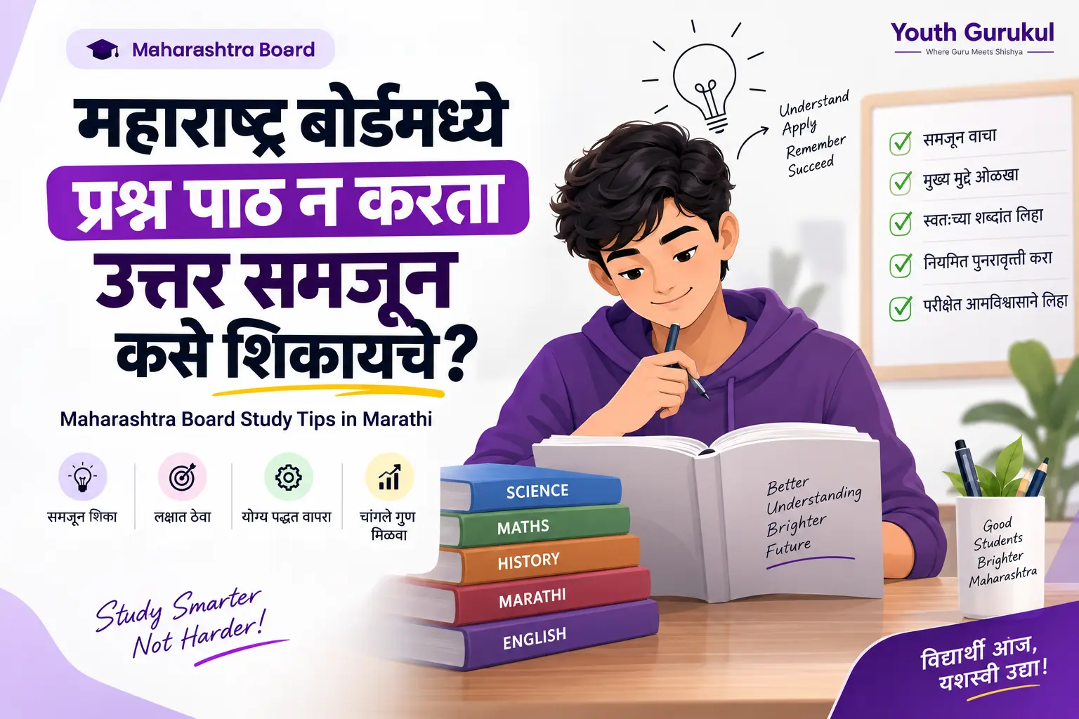 महाराष्ट्र बोर्डमध्ये उत्तर समजून कसे शिकायचे