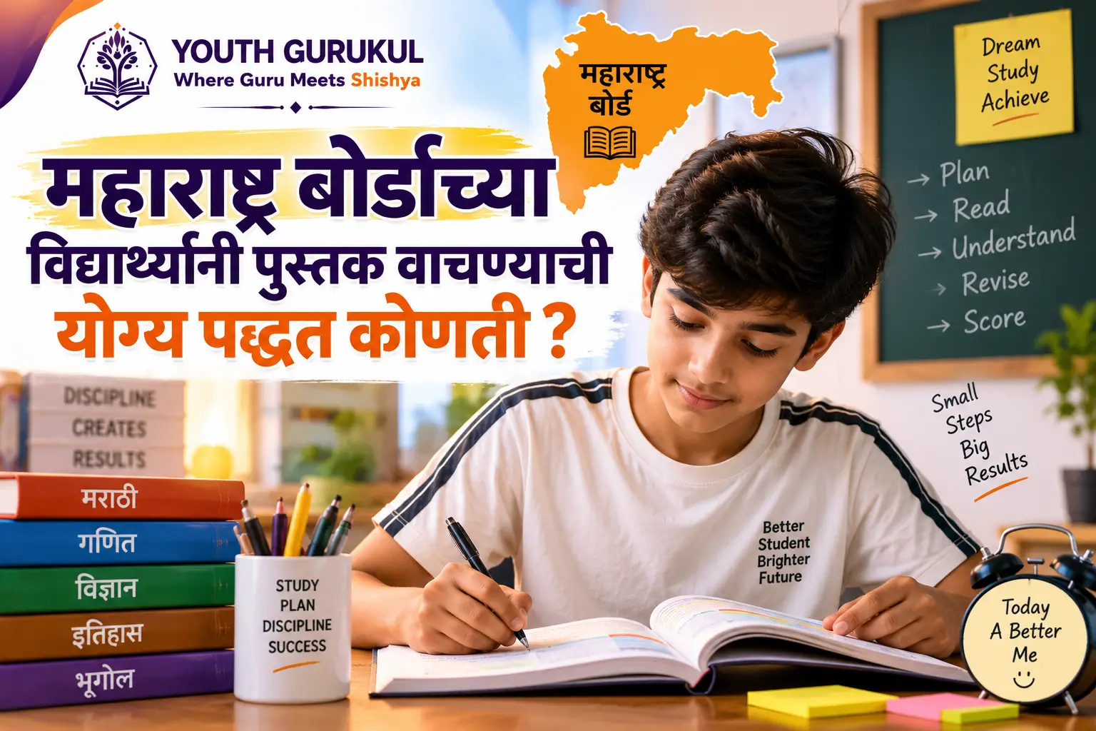 महाराष्ट्र बोर्डाच्या विद्यार्थ्यांनी पुस्तक वाचण्याची योग्य पद्धत कोणती Study Tips for Maharashtra Board Students